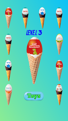 Ice Cream Surprise Eggs - Gameplay image of android game