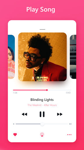 Music Player style iOS 14 - عکس برنامه موبایلی اندروید