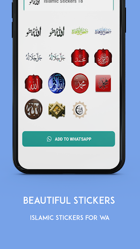 Islamic Stickers - Islamic Sticker for WA - Image screenshot of android app