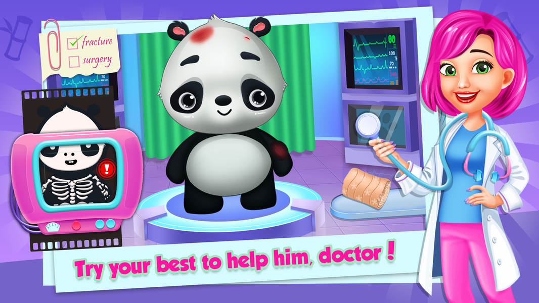 Little Doctor : Pet Hospital - Gameplay image of android game