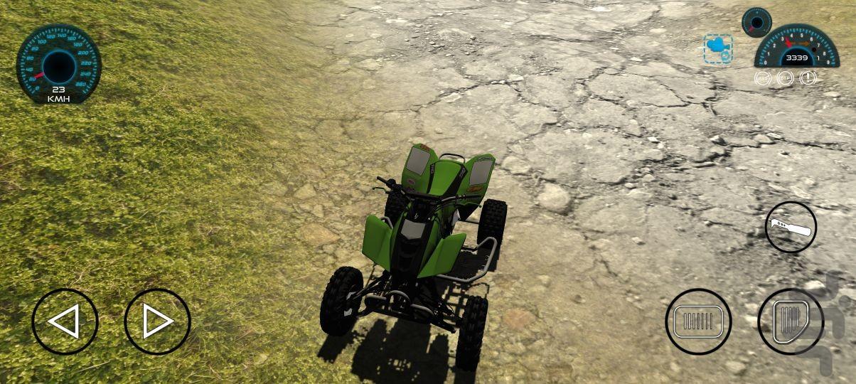 بازی موتور چهارچرخ آفرودی - Gameplay image of android game