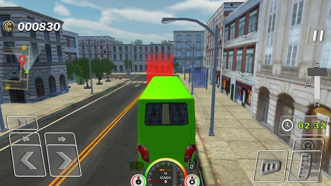 بازی ماشین راننده اتوبوس خط واحد - عکس بازی موبایلی اندروید