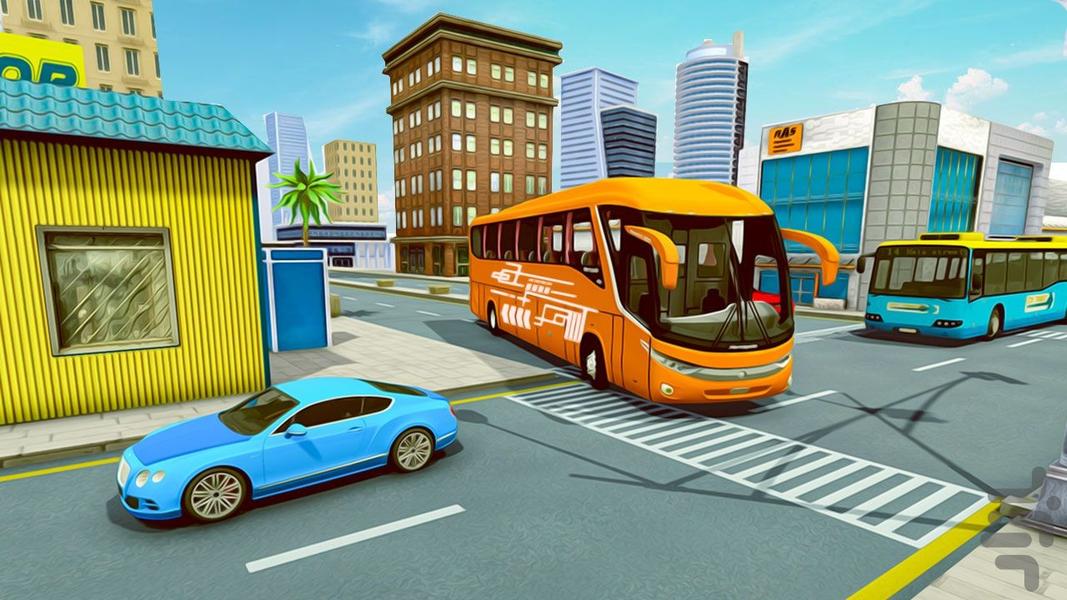 بازی ماشین راننده اتوبوس خط واحد - Gameplay image of android game
