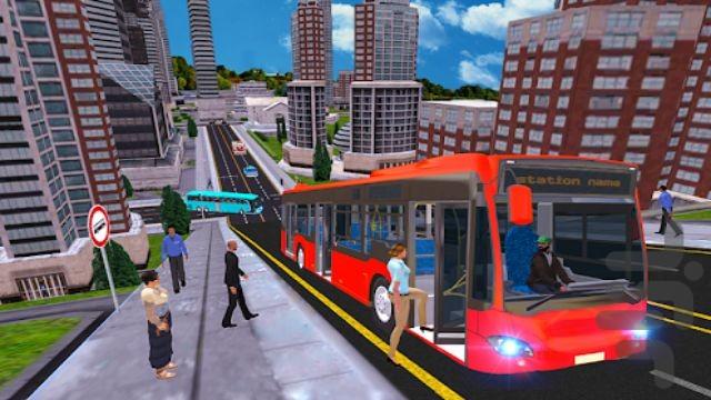 بازی ماشین راننده اتوبوس خط واحد - عکس بازی موبایلی اندروید