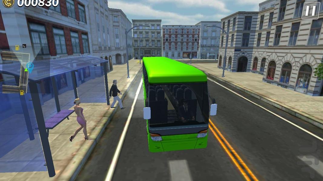 بازی ماشین راننده اتوبوس خط واحد - عکس بازی موبایلی اندروید