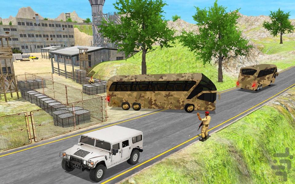 بازی ماشین راننده اتوبوس ارتش - عکس بازی موبایلی اندروید