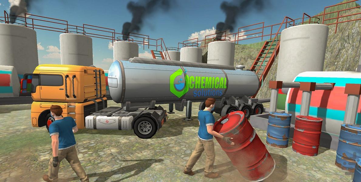 بازی ماشین راننده تریلی - عکس بازی موبایلی اندروید