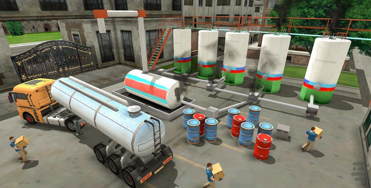 بازی ماشین راننده تریلی - عکس بازی موبایلی اندروید