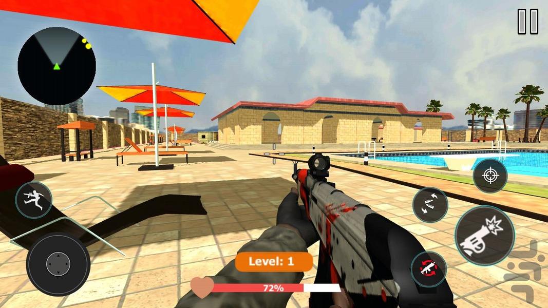 تفنگ بازی-کانتر - عکس بازی موبایلی اندروید