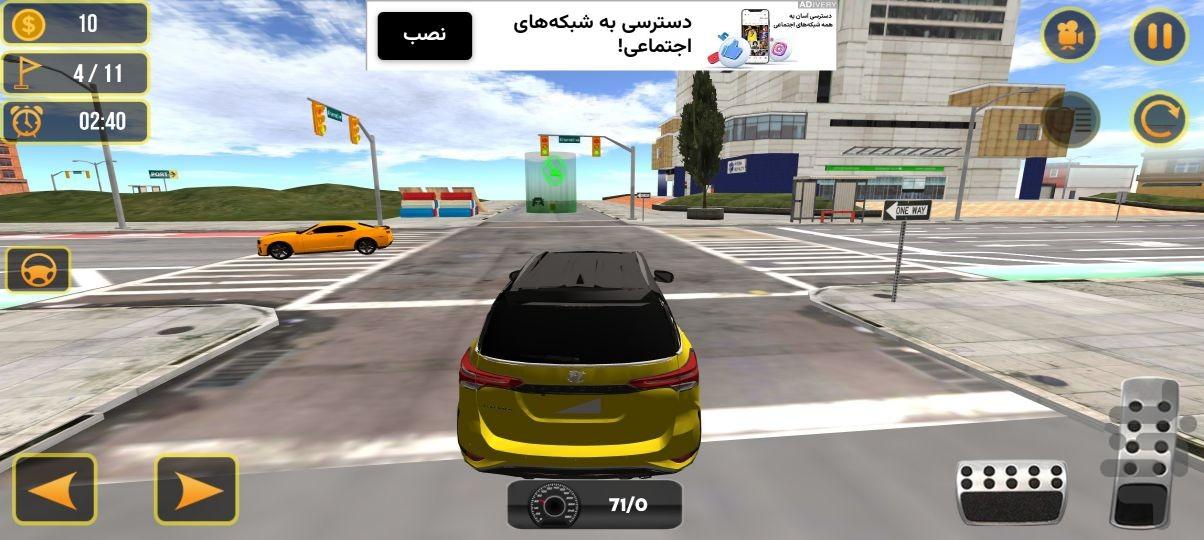 ماشین بازی با تویوتا - عکس بازی موبایلی اندروید
