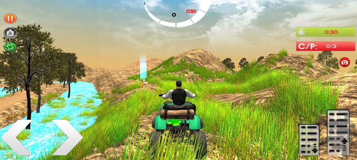 موتور بازی چهارچرخ - Gameplay image of android game