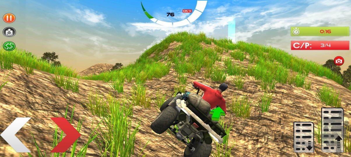 موتور بازی چهارچرخ - عکس بازی موبایلی اندروید