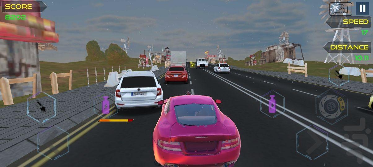 بازی ماشین جنگی در ترافیک - عکس بازی موبایلی اندروید