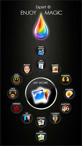 Enjoy Photo Editor: Pics, Collage, Frames, Montage - عکس برنامه موبایلی اندروید