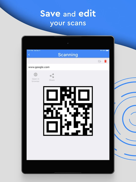 Scanner QR Codes & Barcodes - عکس برنامه موبایلی اندروید
