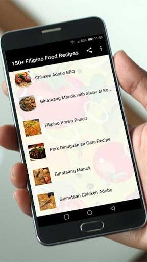 150+ Filipino Food Recipes - Image screenshot of android app