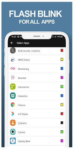 Phone Flash iphone Ringtones - Image screenshot of android app