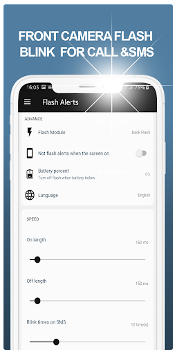 Phone Flash iphone Ringtones - Image screenshot of android app