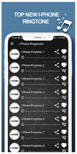 Phone Flash iphone Ringtones - Image screenshot of android app