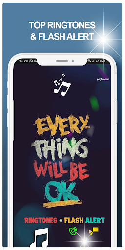 Phone Flash iphone Ringtones - Image screenshot of android app