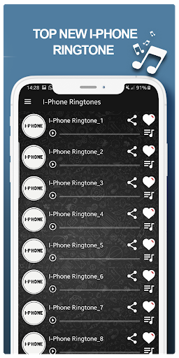 Phone Flash iphone Ringtones - Image screenshot of android app