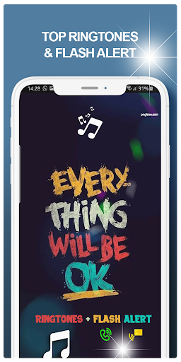 Phone Flash iphone Ringtones - Image screenshot of android app