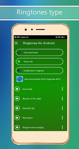 Free ringtones for Android - عکس برنامه موبایلی اندروید