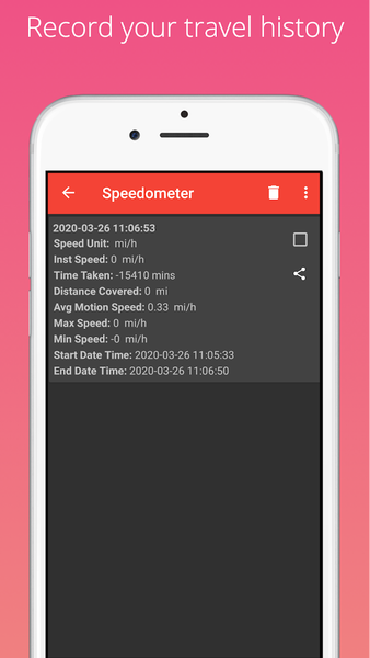 Speedometer - عکس برنامه موبایلی اندروید