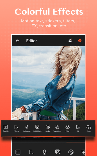 Music Video Editor - VCUT Pro - عکس برنامه موبایلی اندروید