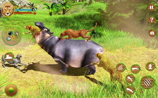 Cheetah Attack Simulator 3D Game Cheetah Simulator - Gameplay image of android game