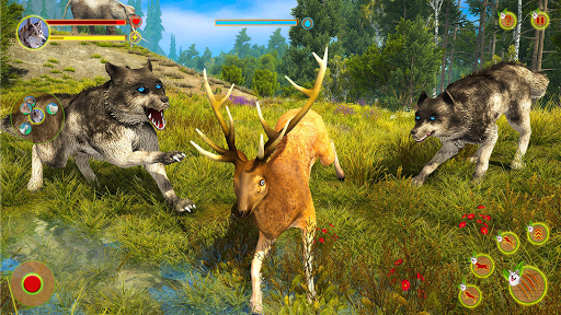 Wolf Simulator Attack ۳D: Wolf Games - عکس بازی موبایلی اندروید