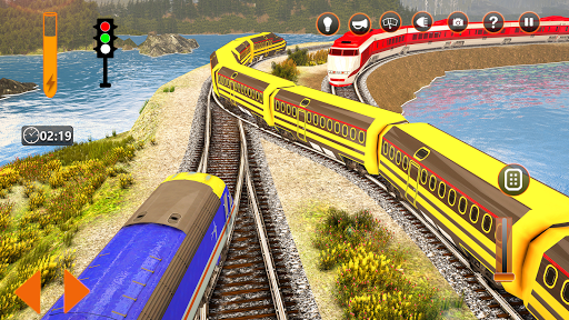 Train Simulator Driving Uphill Train Game - عکس بازی موبایلی اندروید