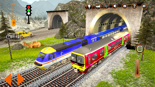 Train Simulator Driving Uphill Train Game - عکس بازی موبایلی اندروید