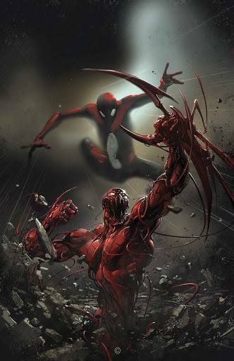 venom vs carnage hd wallpaper