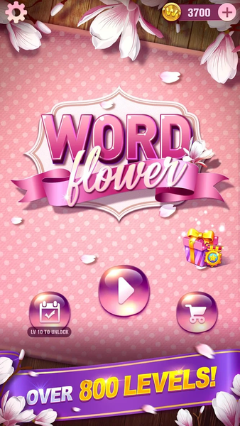 Word Flower: Letter-Link & Cro - Gameplay image of android game