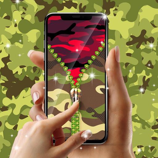 Camouflage zipper locker - عکس برنامه موبایلی اندروید