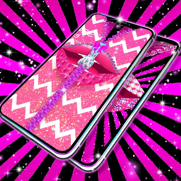 Diamond lips lock screen - عکس برنامه موبایلی اندروید