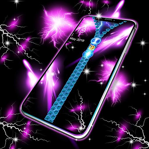 Electric lock screen - عکس برنامه موبایلی اندروید