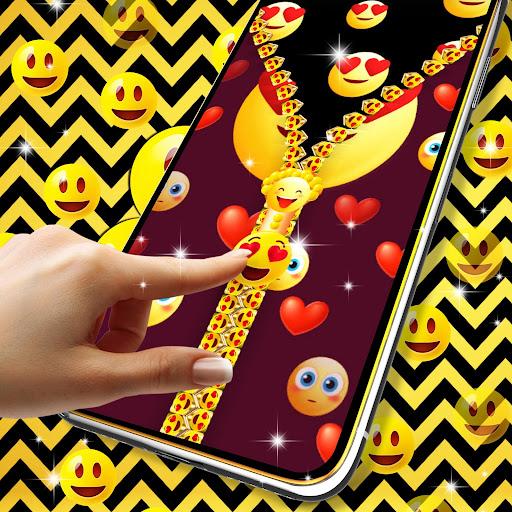 Emoji smiley zip locker - عکس برنامه موبایلی اندروید