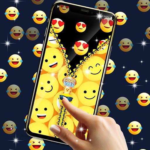 Emoji smiley zip locker - عکس برنامه موبایلی اندروید