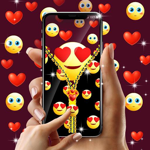 Emoji smiley zip locker - عکس برنامه موبایلی اندروید