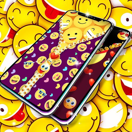 Emoji smiley zip locker - عکس برنامه موبایلی اندروید
