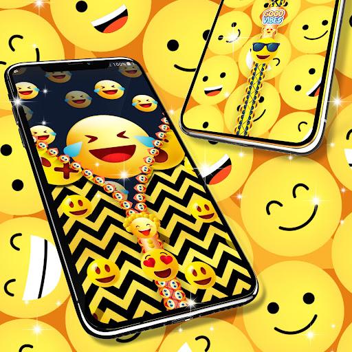 Emoji smiley zip locker - عکس برنامه موبایلی اندروید
