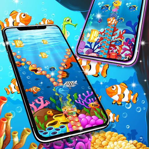 Fish zipper lock screen - عکس برنامه موبایلی اندروید