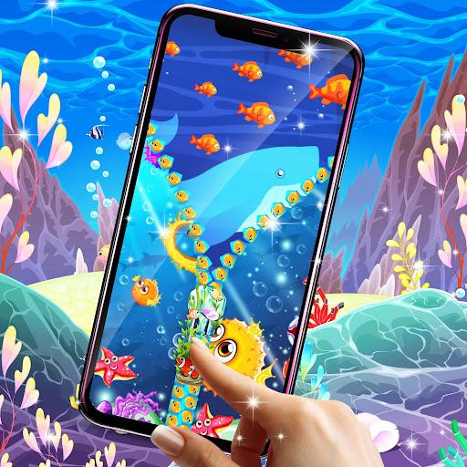Fish zipper lock screen - عکس برنامه موبایلی اندروید