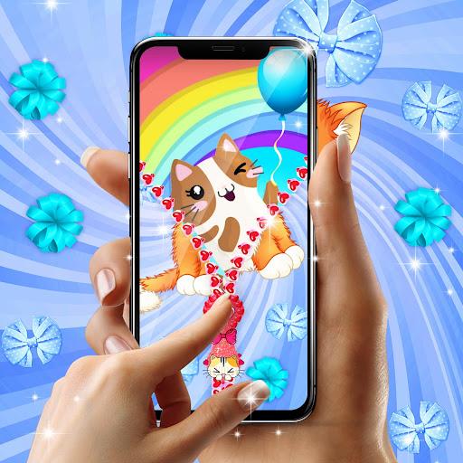 Kitty lock screen - عکس برنامه موبایلی اندروید