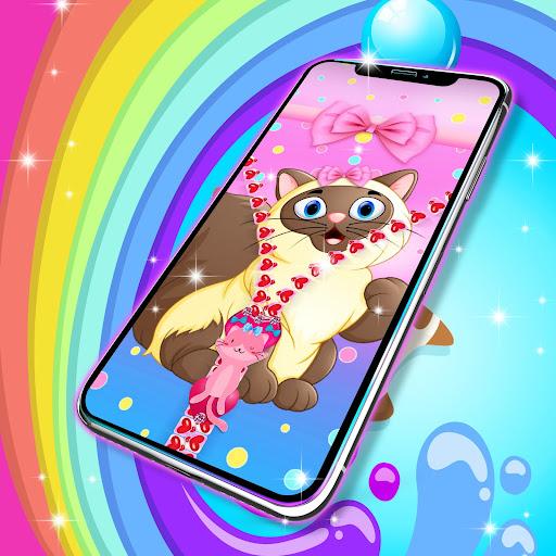 Kitty lock screen - عکس برنامه موبایلی اندروید