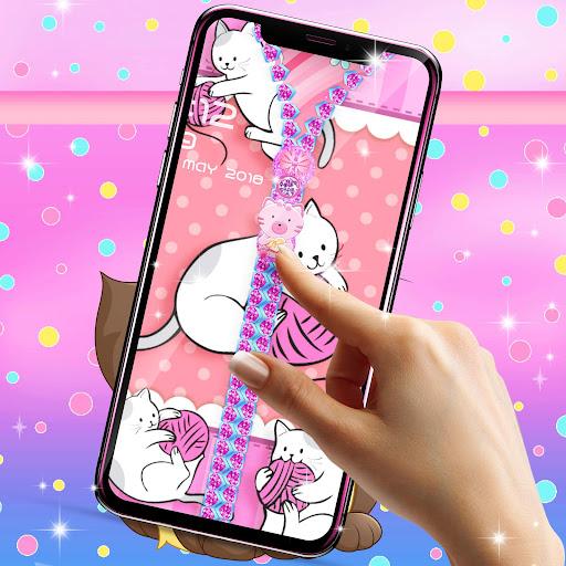 Kitty lock screen - عکس برنامه موبایلی اندروید