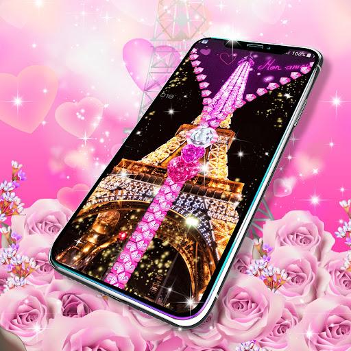 Paris zipper lock screen - عکس برنامه موبایلی اندروید