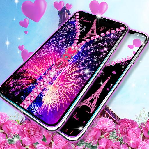 Paris zipper lock screen - عکس برنامه موبایلی اندروید